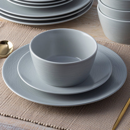 Service de vaisselle Noritake Colorscapes Swirl, 12 pièces, coupe, pour 4 personnes