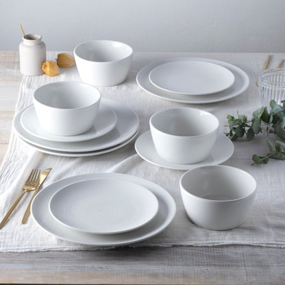 Service de vaisselle Noritake Colorscapes Swirl, 12 pièces, coupe, pour 4 personnes
