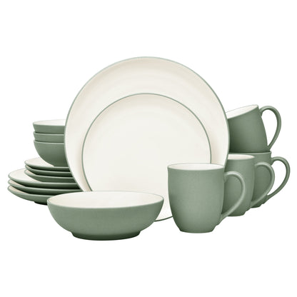 Service de table Noritake Colorwave, 16 pièces, style Coupe, pour 4 personnes