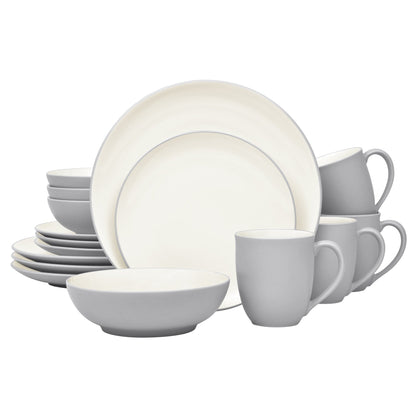 Service de table Noritake Colorwave, 16 pièces, style Coupe, pour 4 personnes