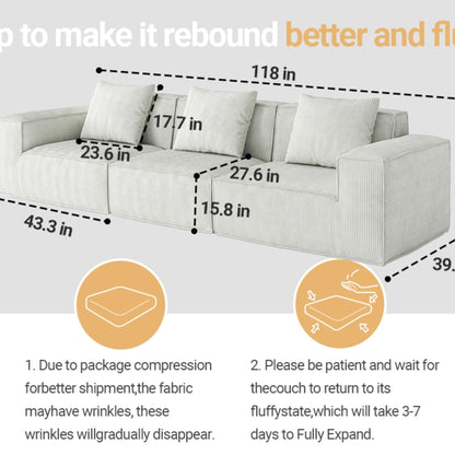 Convertible Tofu Block Sofa Floor Sofa Bed