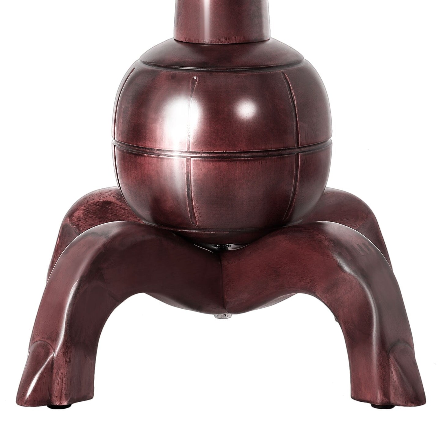 Porte-manteau sur pied en bois de caoutchouc en forme de branche d'arbre avec 8 crochets - 62,2 cm (l) x 179,5 cm (h)