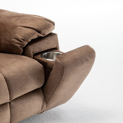 Fauteuil releveur électrique inclinable avec massage et chauffage.