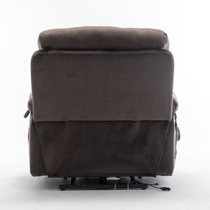 Fauteuil releveur électrique inclinable avec massage et chauffage.