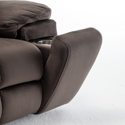 Fauteuil releveur électrique inclinable avec massage et chauffage.