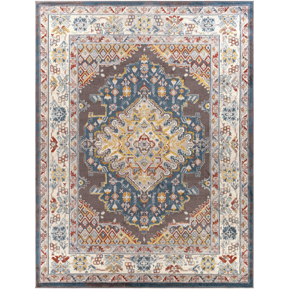 Livabliss Elmas Traditional Persian Medallion Area Rug