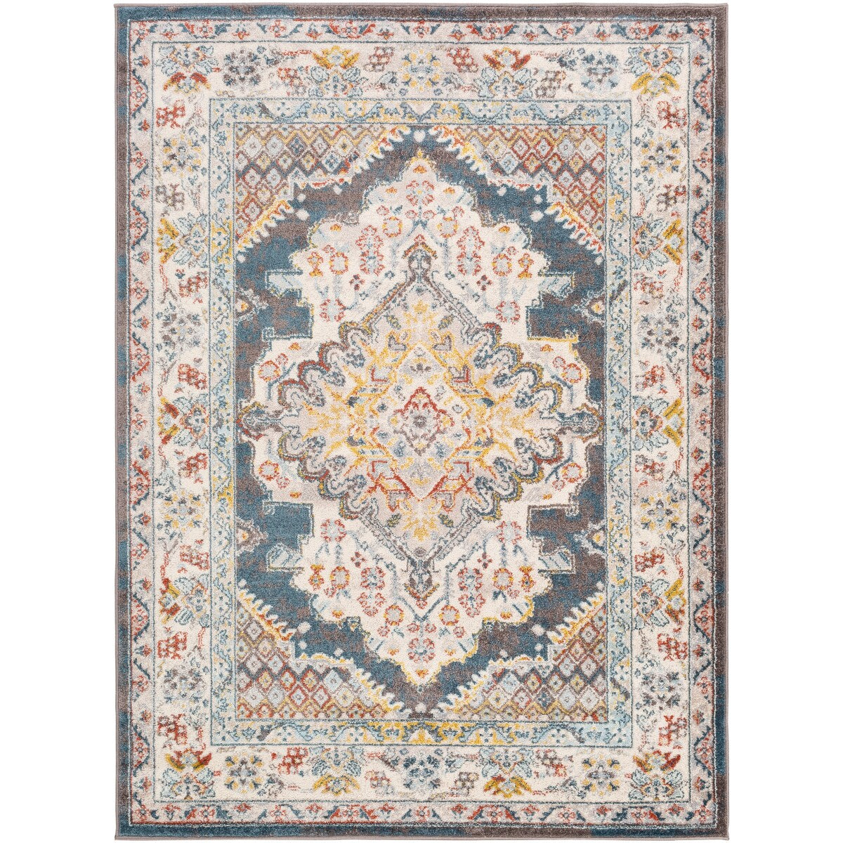 Livabliss Elmas Traditional Persian Medallion Area Rug