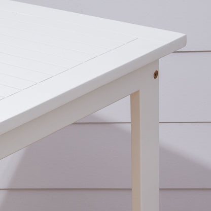 Ensemble table de bar et chaises en bois Emilio