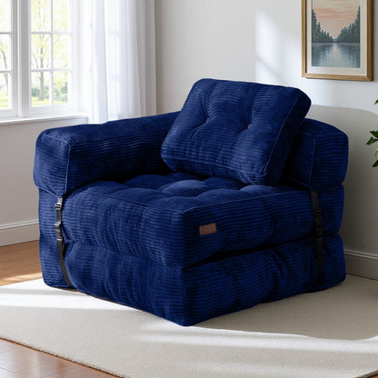 Canapé-lit pliable, canapé de sol en forme de L