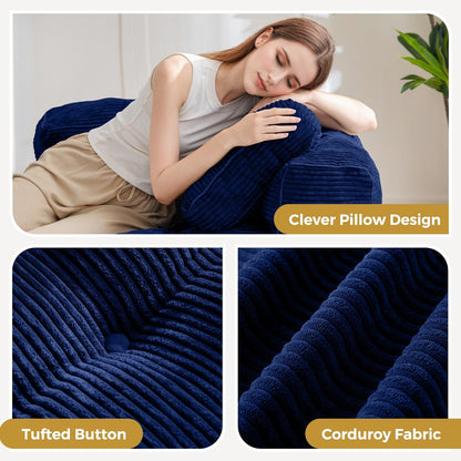 Canapé-lit pliable, canapé de sol en forme de L