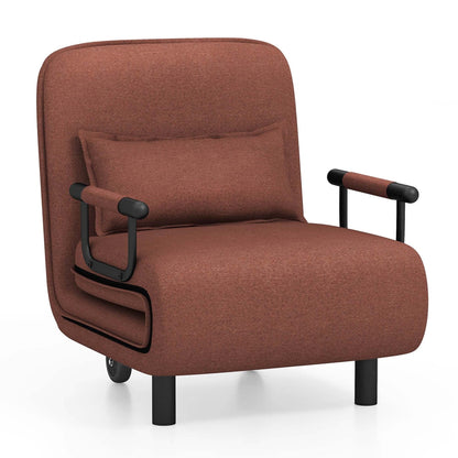 Fauteuil de lit escamotable convertible avec dossier réglable