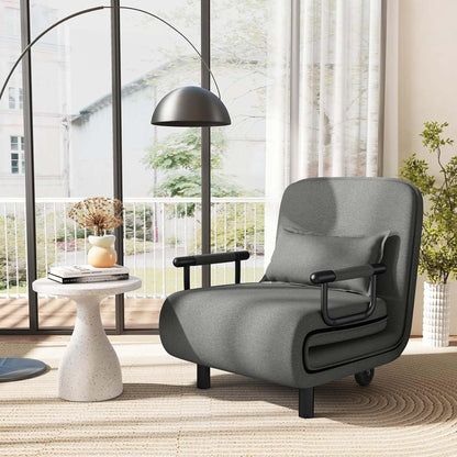 Fauteuil de lit escamotable convertible avec dossier réglable