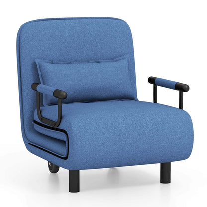 Fauteuil de lit escamotable convertible avec dossier réglable