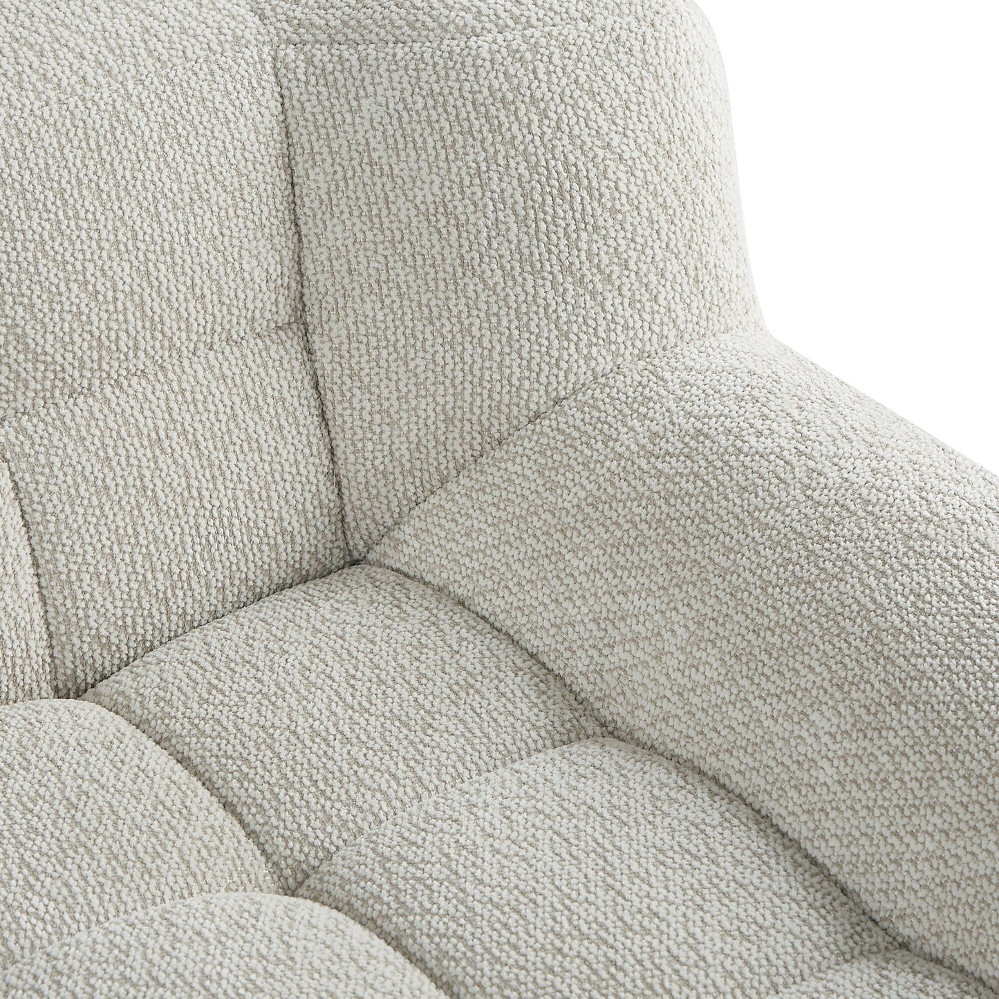 Canapé à compression intégrale, style simplifié, canapé modulaire.