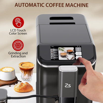 Fully Automatic Espresso Machine with Automatic Milk Frother