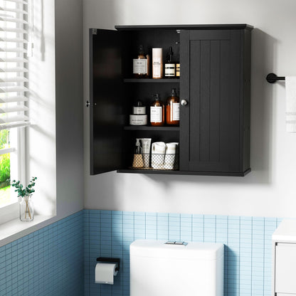 Futzca Bathroom Cabinet Wall Mounted, Storage Cabinet with Doors and Shelves