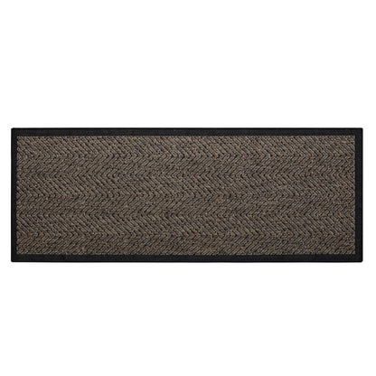 Madison Park Hurley Natural/ Black Textured Chevron Indoor/Outdoor Rug
