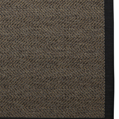 Madison Park Hurley Natural/ Black Textured Chevron Indoor/Outdoor Rug