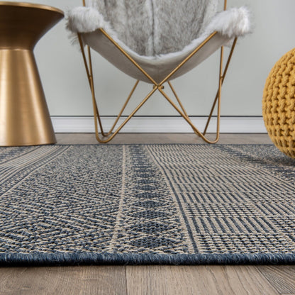 Geometric Bohemian Indoor/Outdoor Area Rug