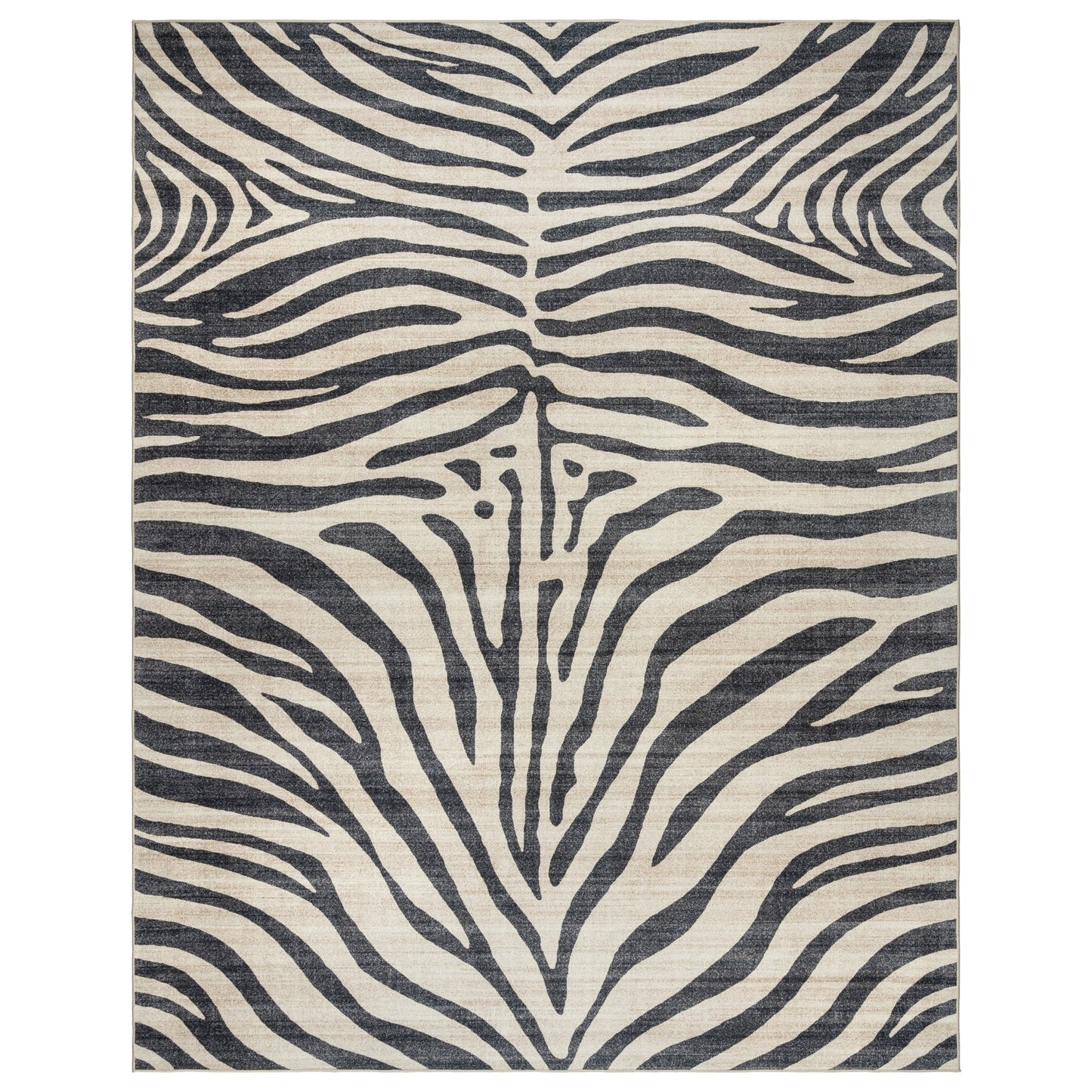 Gertmenian Crystal Print Washable Digital Printed Flat Pile Polyester Slip Resistant Area Rug Collection