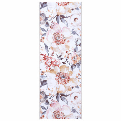 Gertmenian Crystal Print Washable Digital Printed Flat Pile Polyester Slip Resistant Area Rug Collection