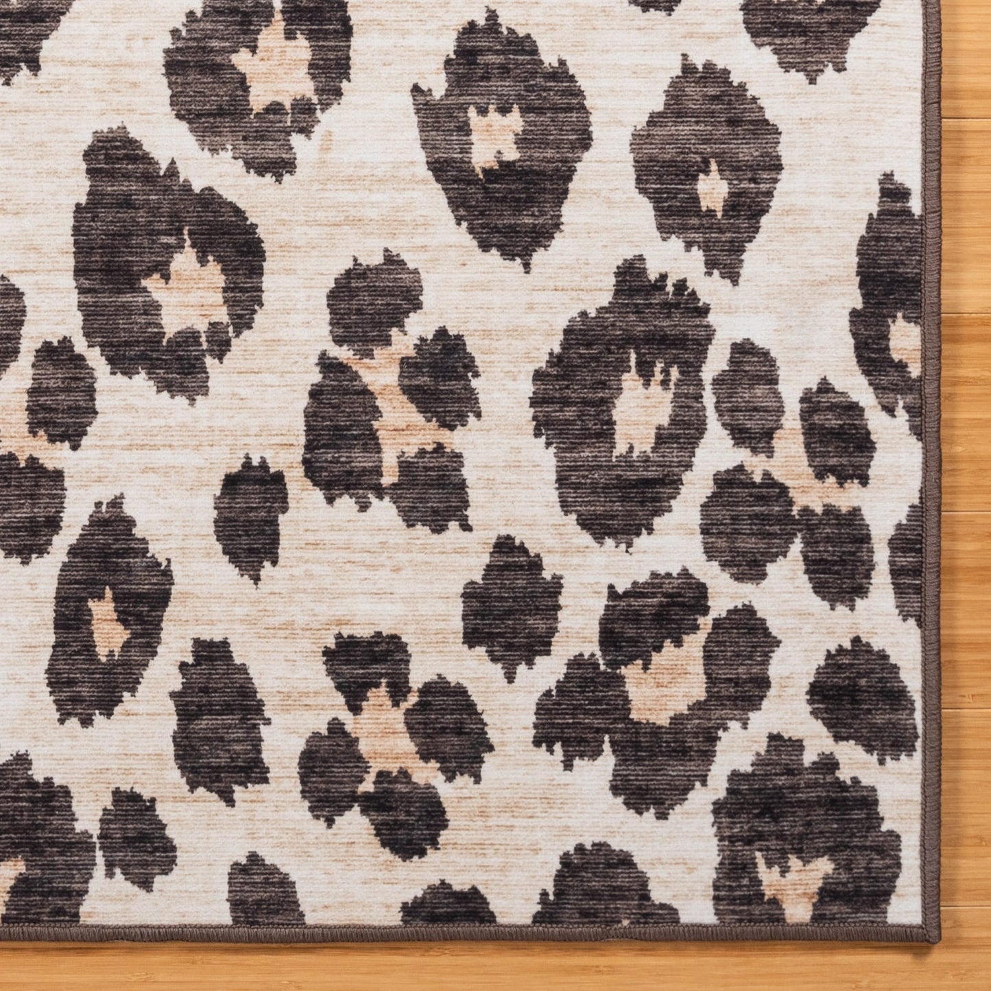 Gertmenian Crystal Print Washable Digital Printed Flat Pile Polyester Slip Resistant Area Rug Collection