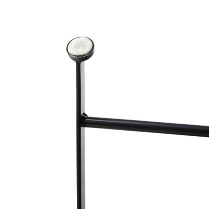 Glitzhome Ensemble de Bistro Pliable en Métal pour Extérieur, 3 Pièces, Table et Chaises de Patio