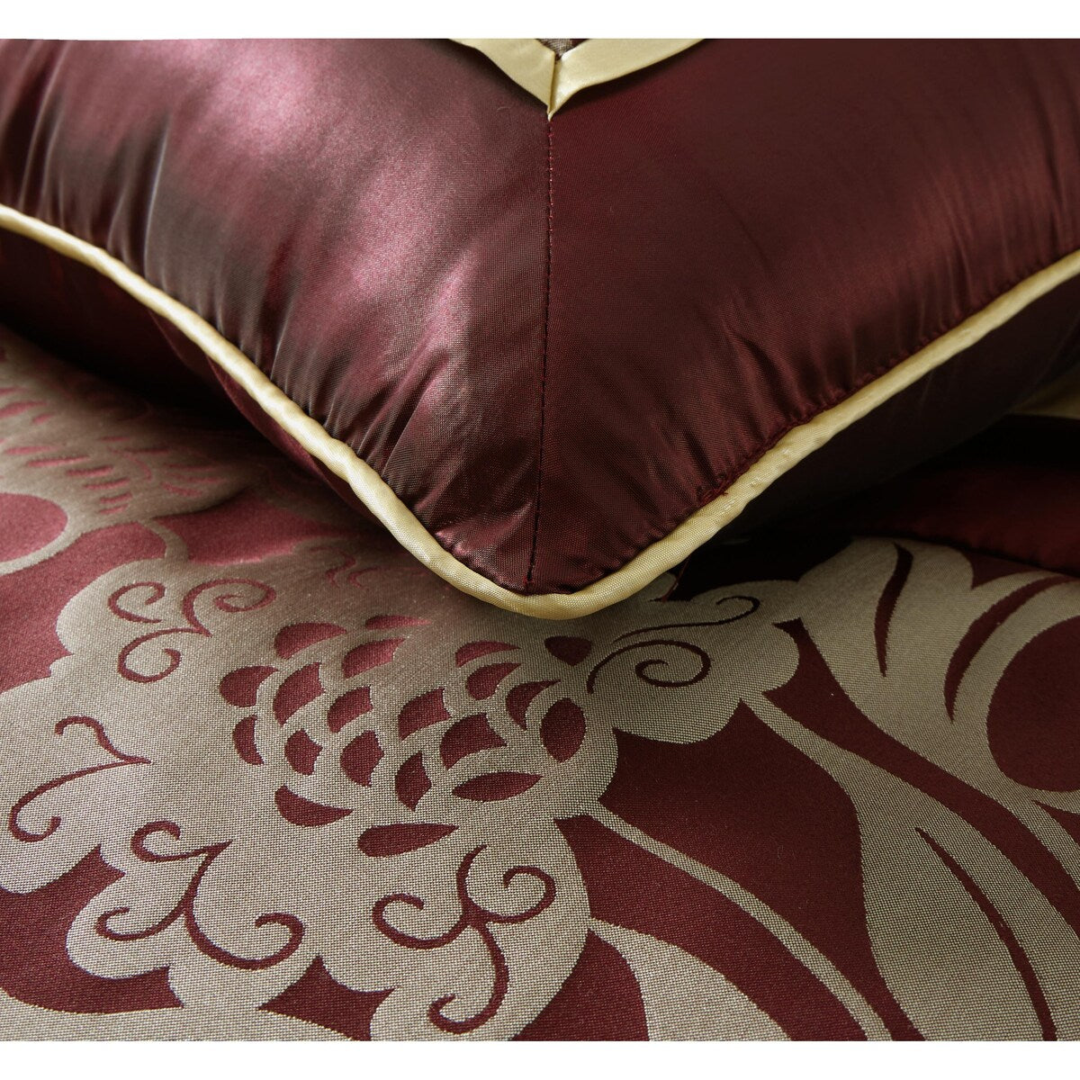 Ensemble de Couette Nanshing Brie 9 Pièces en Jacquard Floral