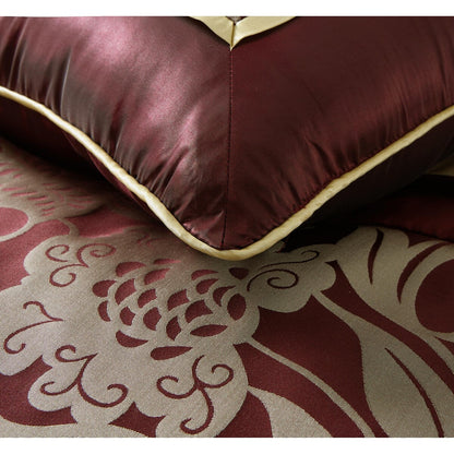 Ensemble de Couette Nanshing Brie 9 Pièces en Jacquard Floral