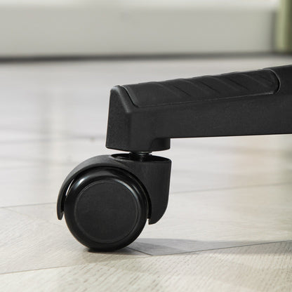 HOMCOM Chaise de bureau de massage à vibration avec dossier haut et 6 points de vibration, beige