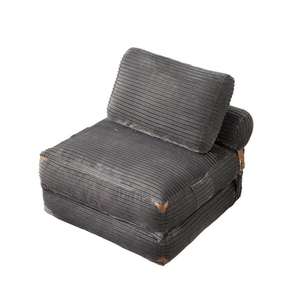 Canapé-lit pliable HOOOWOOO en tissu velours côtelé moderne