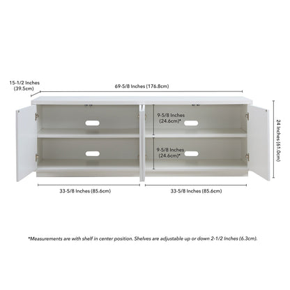 Hanson Rectangular TV Stand for TV's up to 75