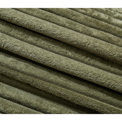 Canapé-lit en velours côtelé surdimensionné Harmonia 109 W, chaise longue double avec assise profonde et 4 coussins