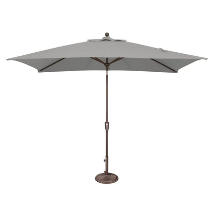 Parasol inclinable rectangulaire SimplyShade Catalina de 3 mètres avec bouton-poussoir