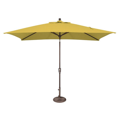 Parasol inclinable rectangulaire SimplyShade Catalina de 3 mètres avec bouton-poussoir