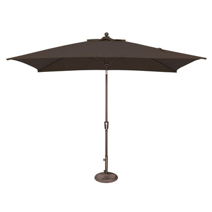 Parasol inclinable rectangulaire SimplyShade Catalina de 3 mètres avec bouton-poussoir