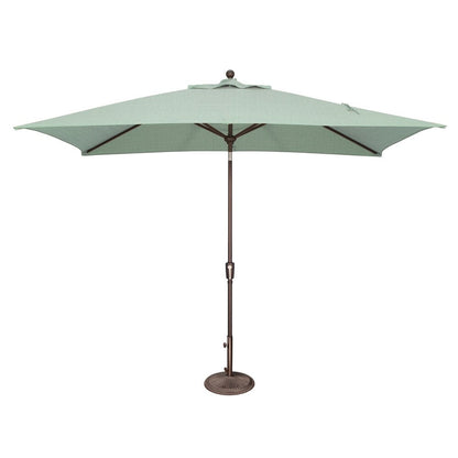 Parasol inclinable rectangulaire SimplyShade Catalina de 3 mètres avec bouton-poussoir