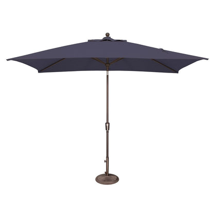 Parasol inclinable rectangulaire SimplyShade Catalina de 3 mètres avec bouton-poussoir
