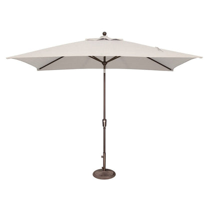 Parasol inclinable rectangulaire SimplyShade Catalina de 3 mètres avec bouton-poussoir