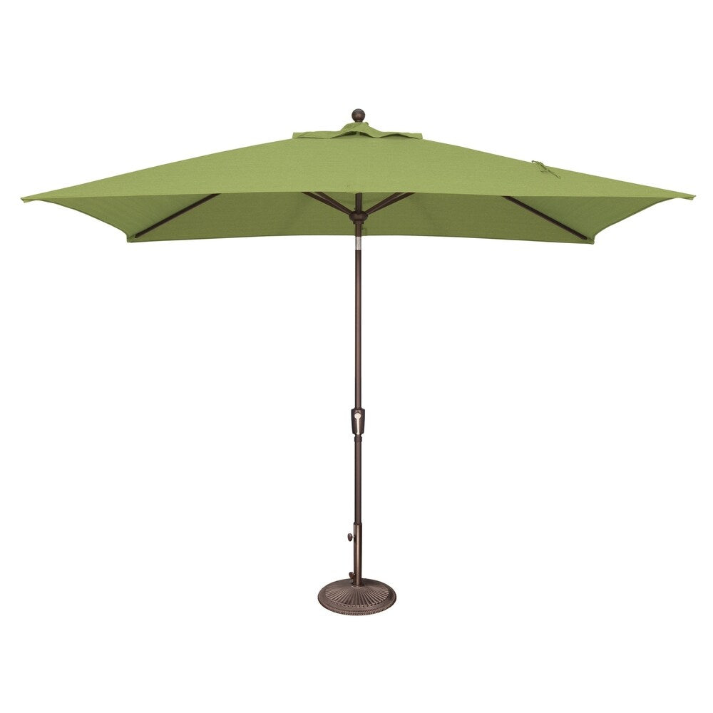 Parasol inclinable rectangulaire SimplyShade Catalina de 3 mètres avec bouton-poussoir