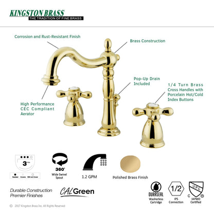 Heritage 8 in. Widespread Bathroom Faucet
