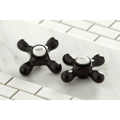 Robinet de cuisine Kingston Brass Heritage Bridge avec pulvérisateur en laiton