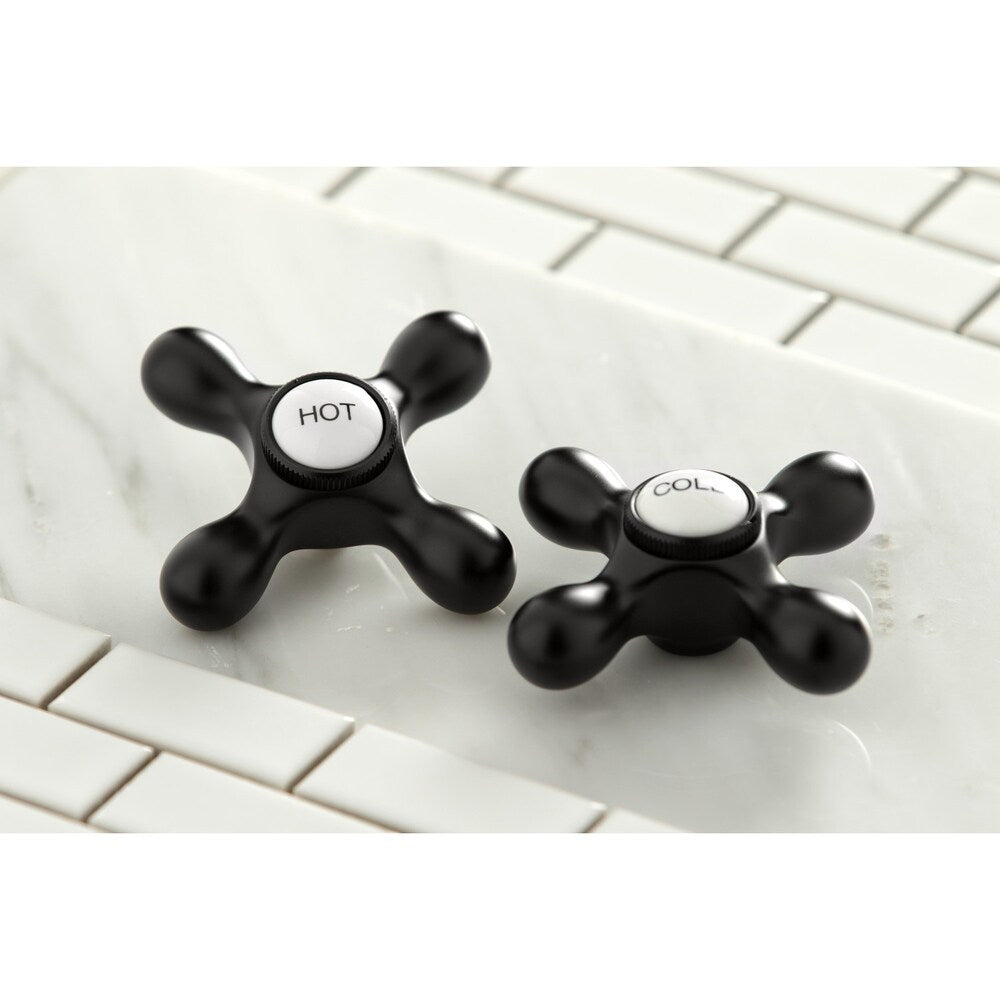 Robinet de cuisine Kingston Brass Heritage Bridge avec pulvérisateur en laiton