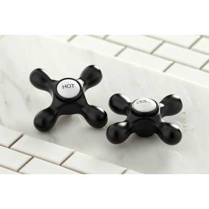 Robinet de cuisine Kingston Brass Heritage Bridge avec pulvérisateur en laiton