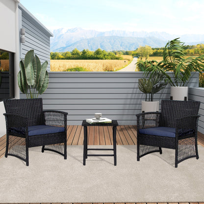 Heritage Outdoor 3-piece Wicker Bistro Patio Set