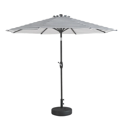 Holme 9-foot Patio Umbrella and Base Stand