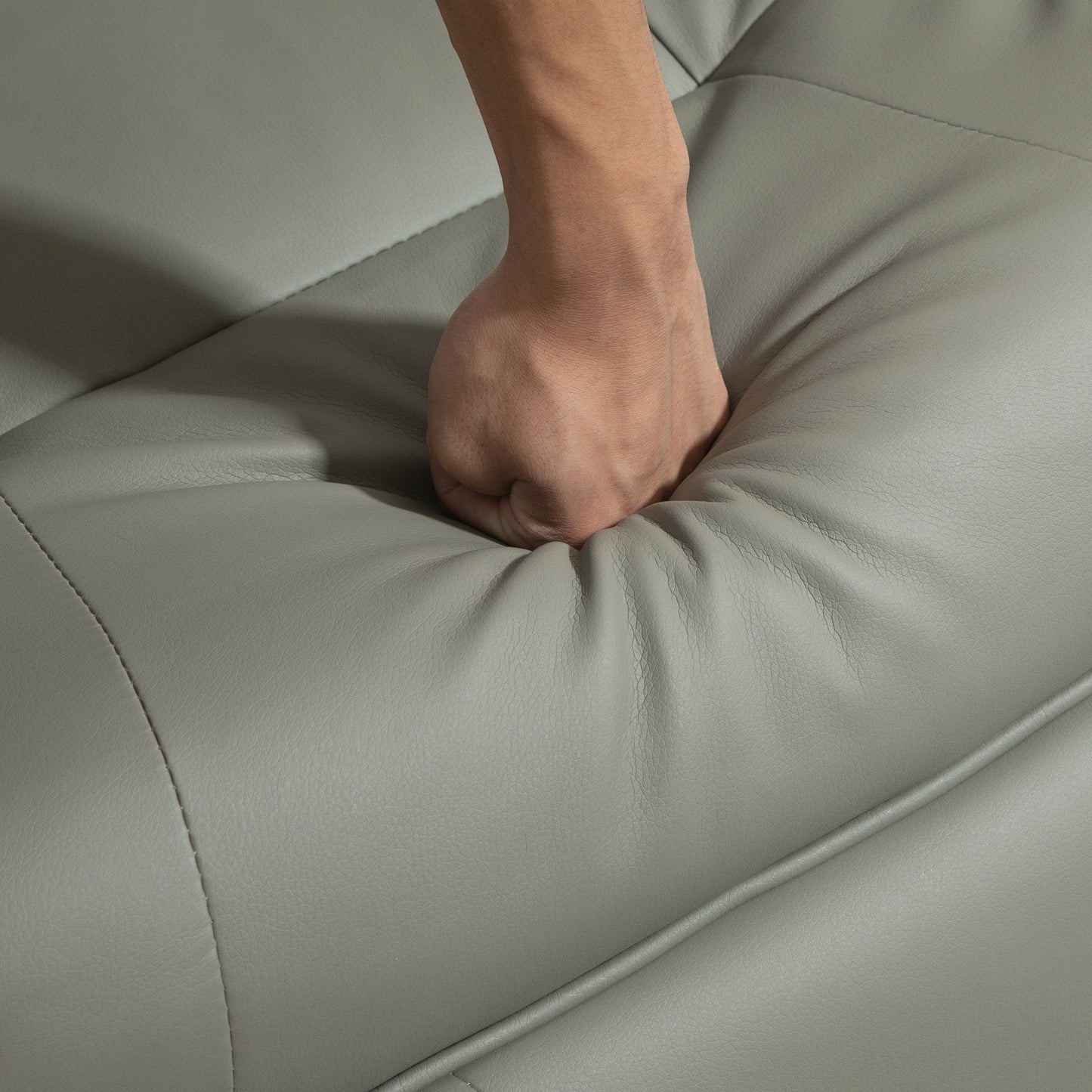 Fauteuil inclinable pivotant à base manuelle réglable en simili cuir avec repose-pieds confortable et relaxant de HomCom