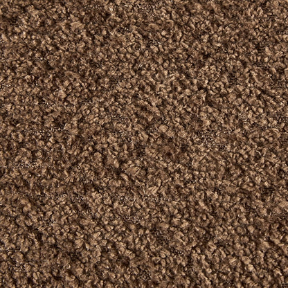 Banc d'appoint incurvé avec rangement INK IVY Bailey en style bouclé