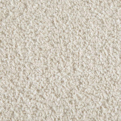 Banc d'appoint incurvé avec rangement INK IVY Bailey en style bouclé