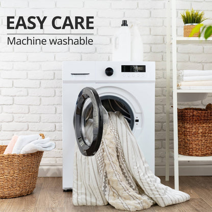 INK+IVY Imani Cotton Printed Duvet Cover Set with Chenille